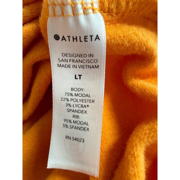 Athleta Coaster Luxe Sweatshirt Womens Size LT Large Tall Thumbholes Athleisure - Picture 10 of 11